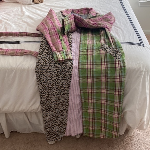 Natasha Zinko- Padded Cotton Multicolored Patchwork Coat - Picture 5 of 5